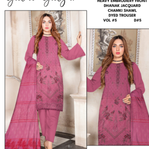 Ledora Signature Gulai Gulzar Dhanak Embroidered Dress.